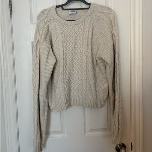 LIMA SWEATER Merino wool cable-knit sweater